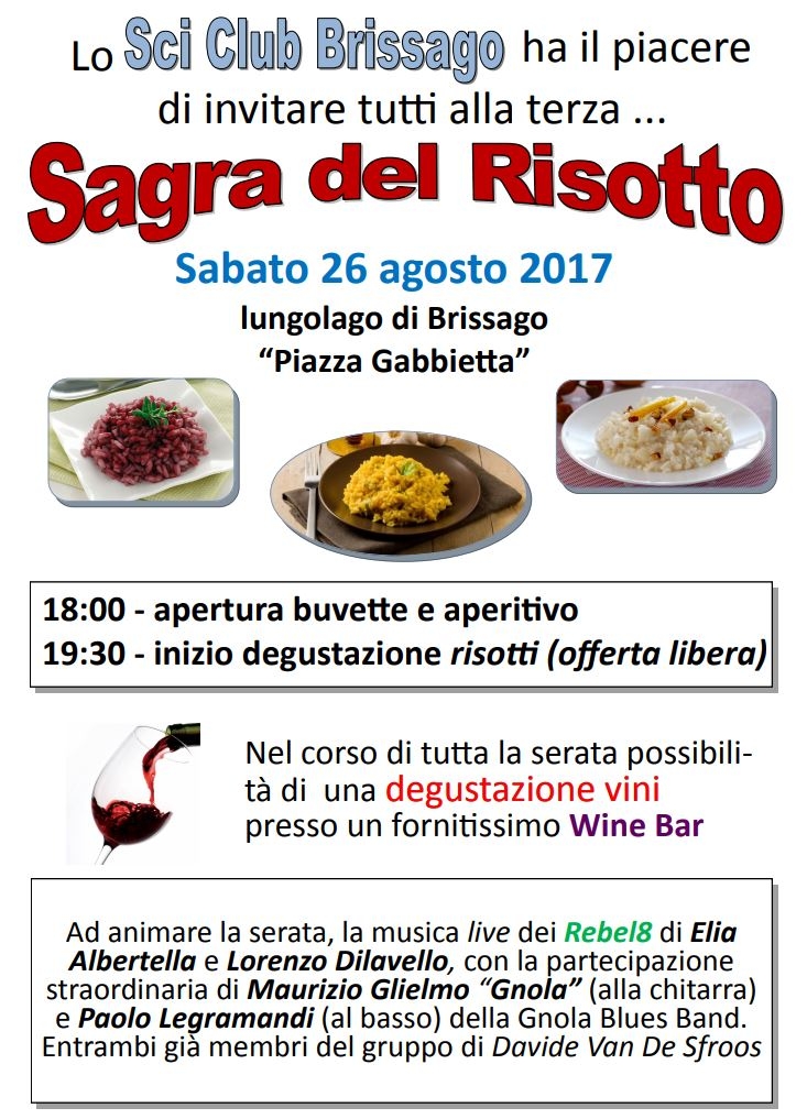 Comune di Brissago / Eventi e manifestazioni / Sagra del Risotto