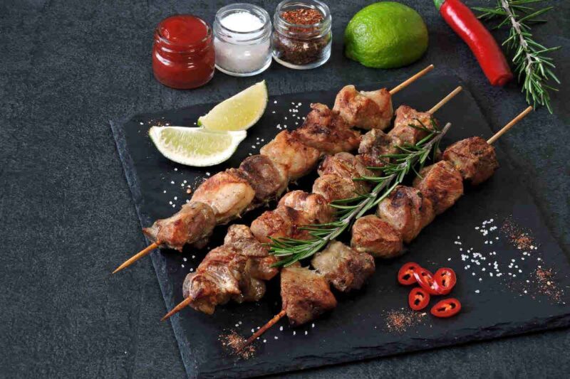 Brochettes de viande rapide