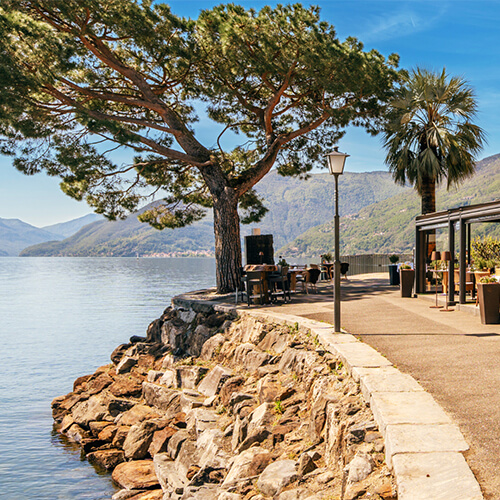 Mangia a Brisag lungolago brissago